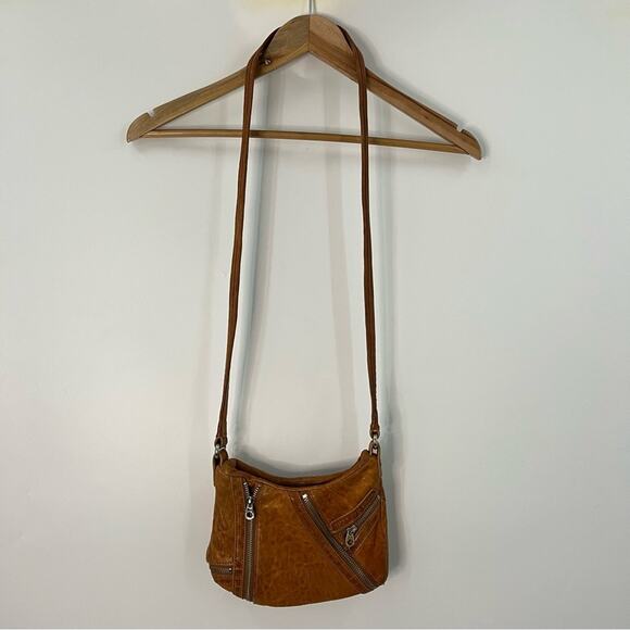 Marc by Marc 9”x7” Jacobs Leather Crossbody 0522 light brown bronze - Picture 2 of 10